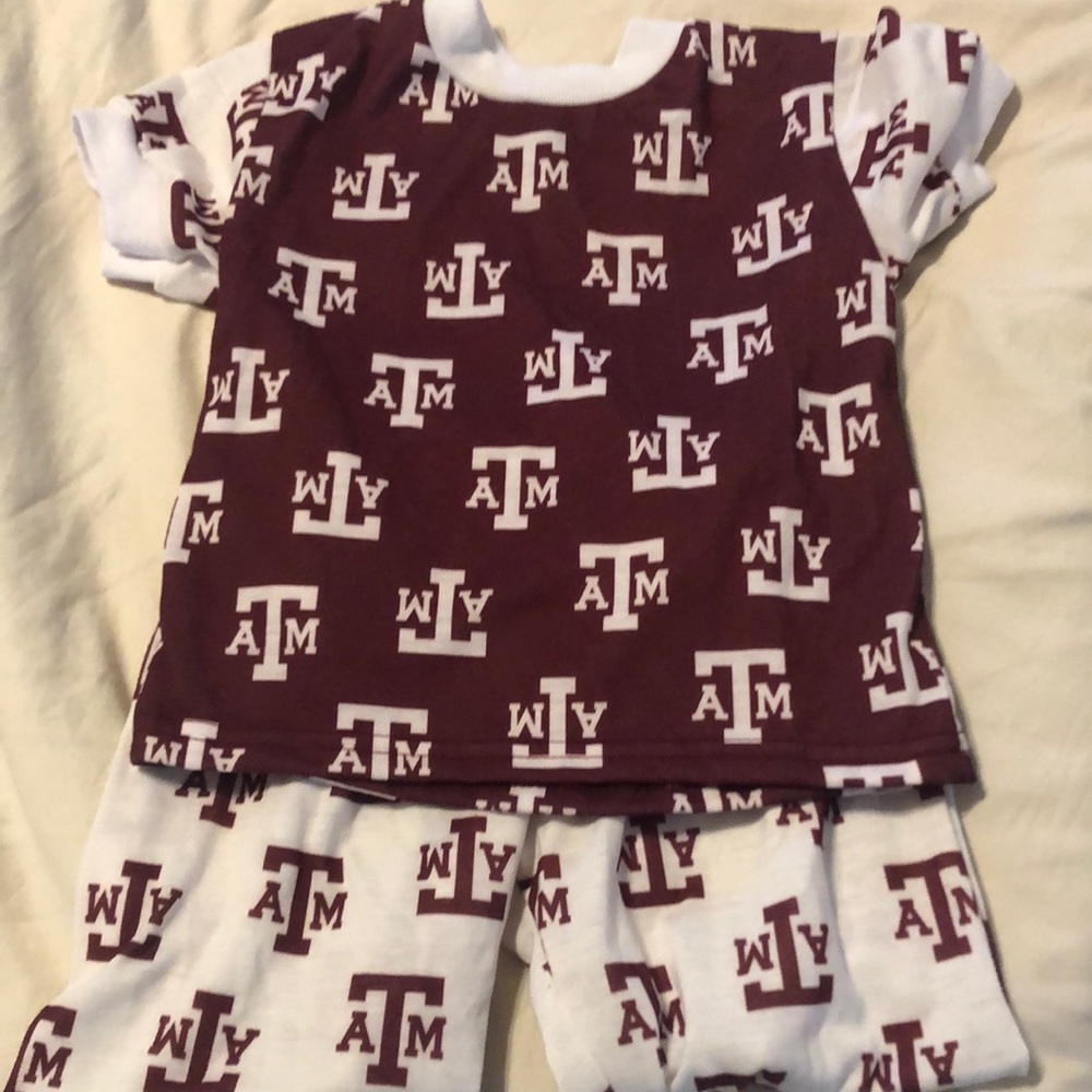 Texas A&M Aggie kids pjs